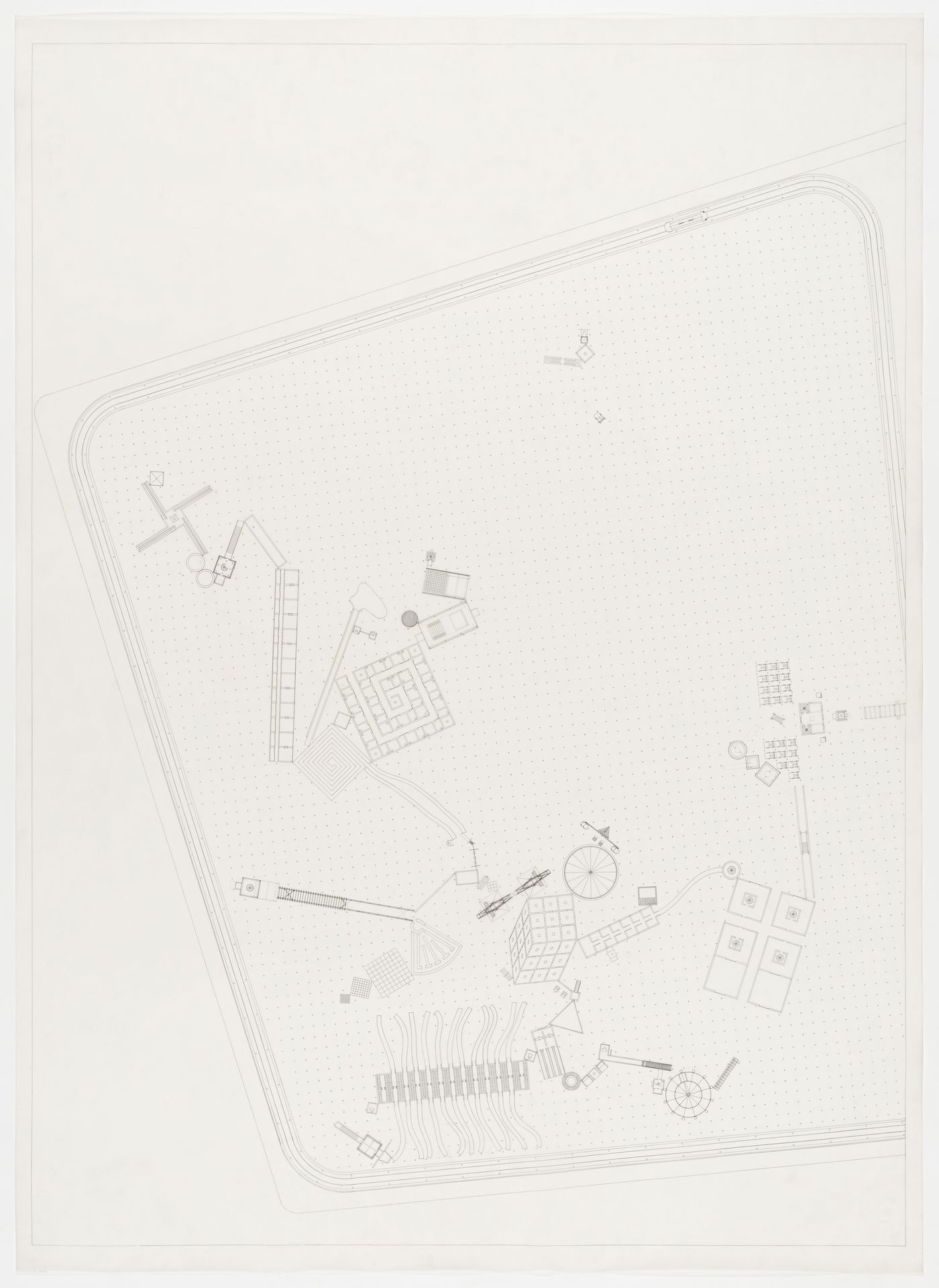 Partial site plan for Victims I