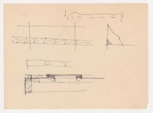 Sketch plan and unidentified sketches for Illinois Institute of Technology