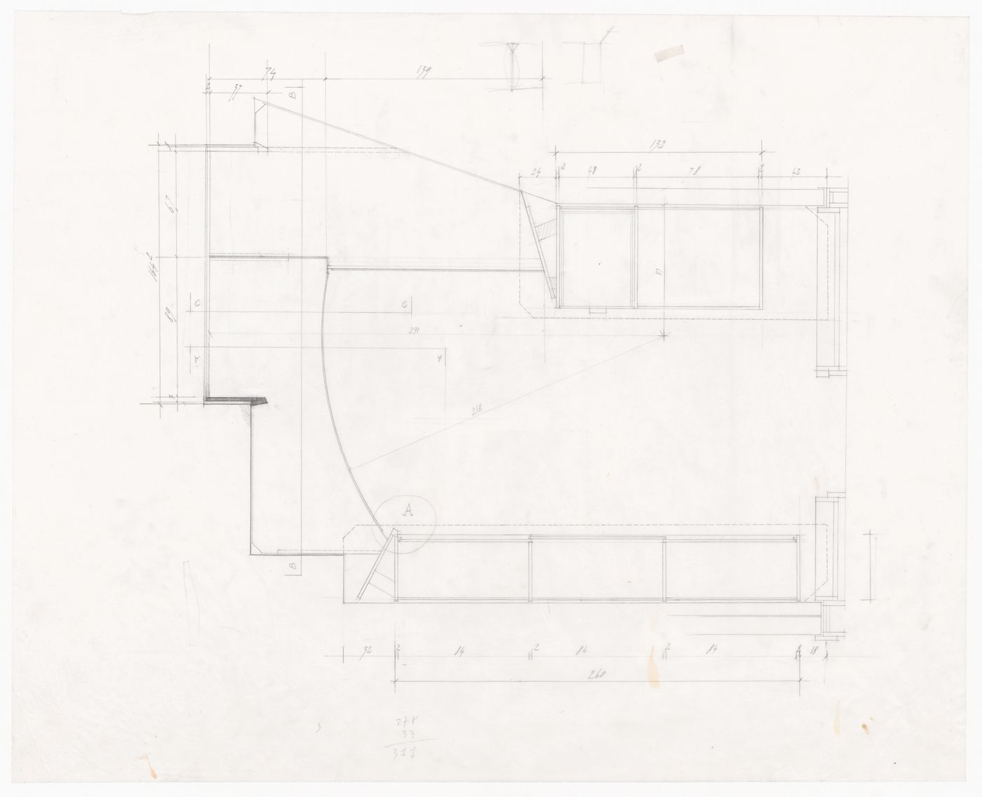 Plans for Studio Frea, Milan, Italy