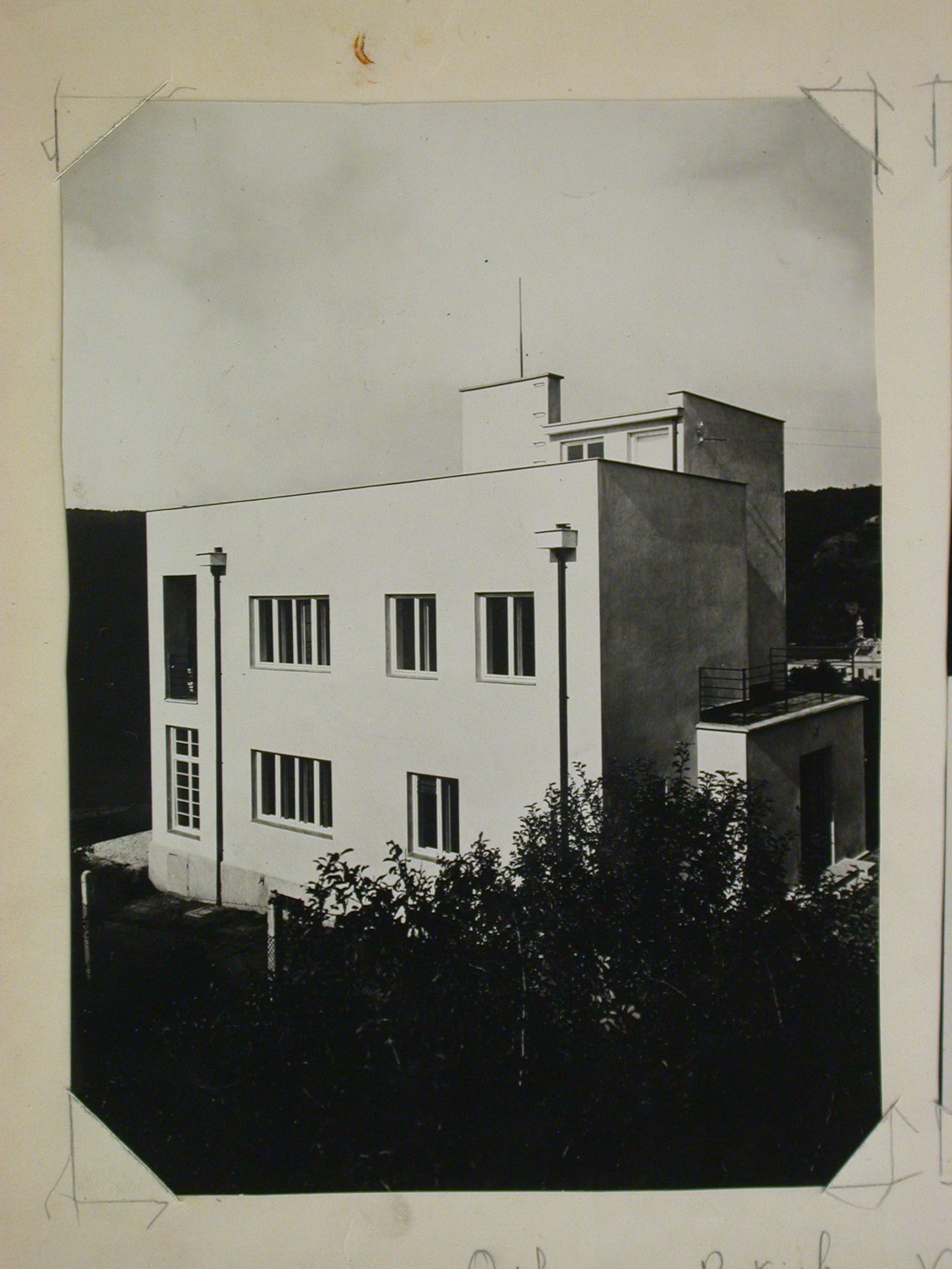 Villa à Brno. Oskar Poriska