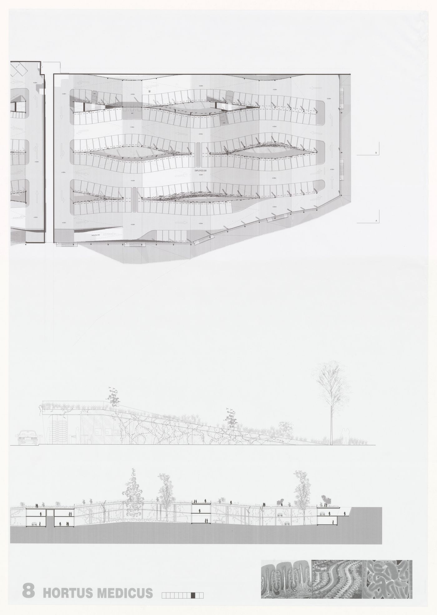 Presentation panel for Novartis Underground Car Park and Gate, Basel, Switzerland