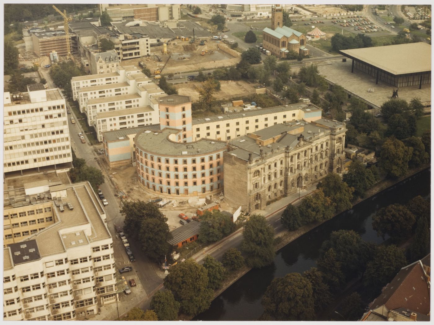 Wissenschaftszentrum, Berlin, Germany: aerial view