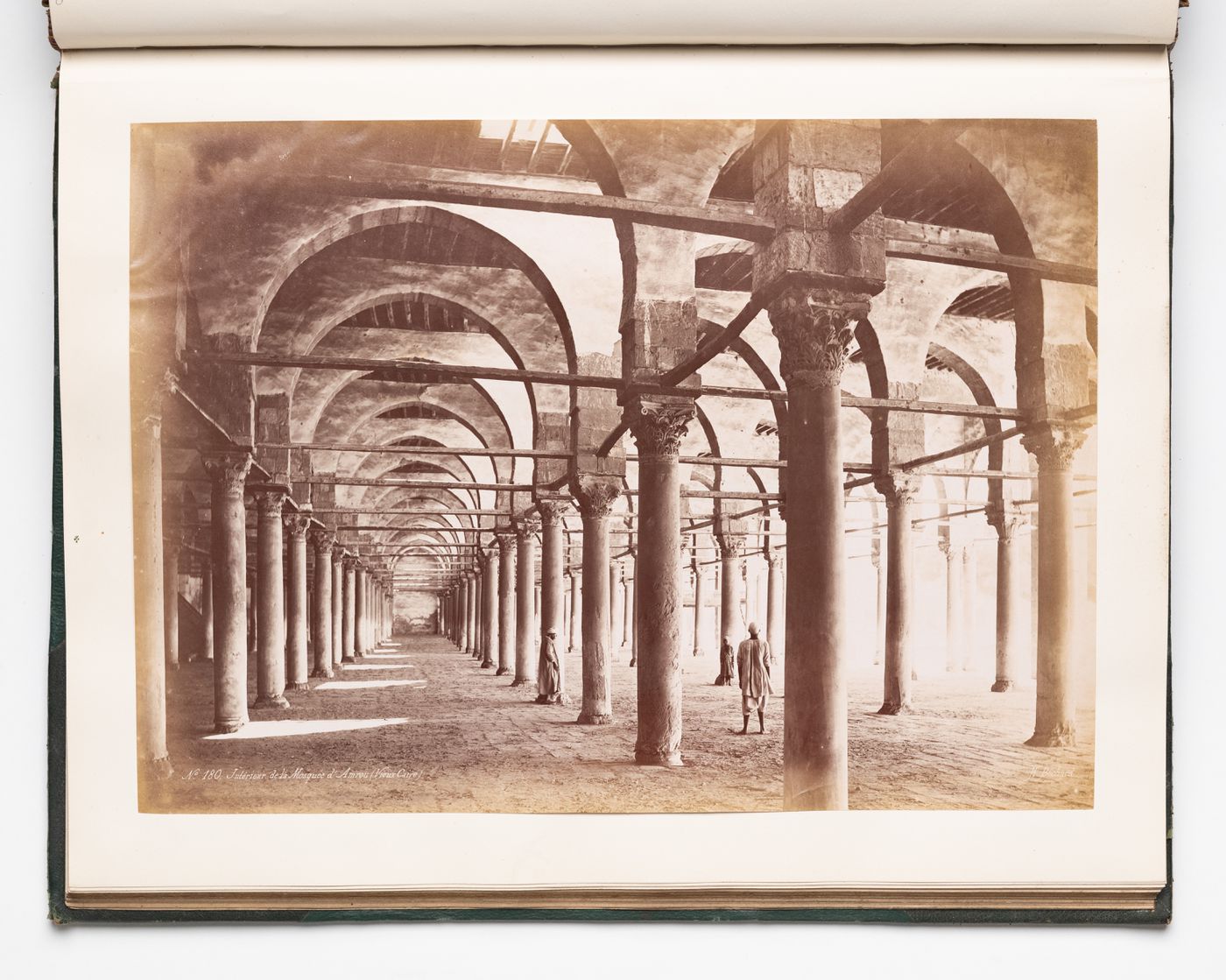 Interior view of the Mosque of Amer (also known as the Mosque Amrou), Cairo, Egypt