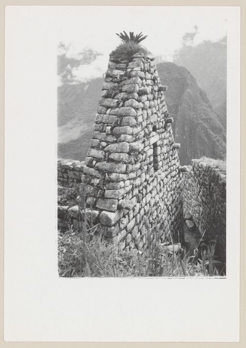 Stone building, Machu Picchu, Peru