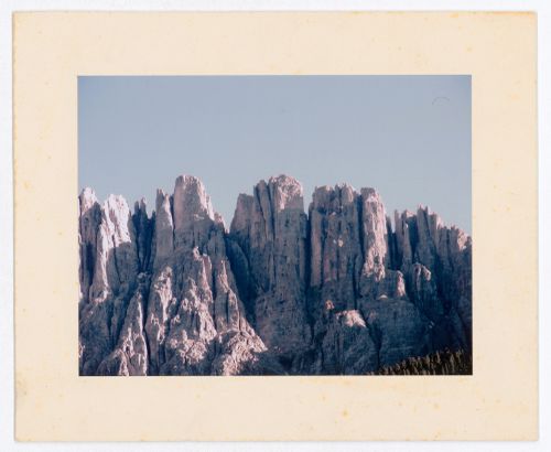 Photograph of the Dolomites for La Mia Scualo D'Architettura