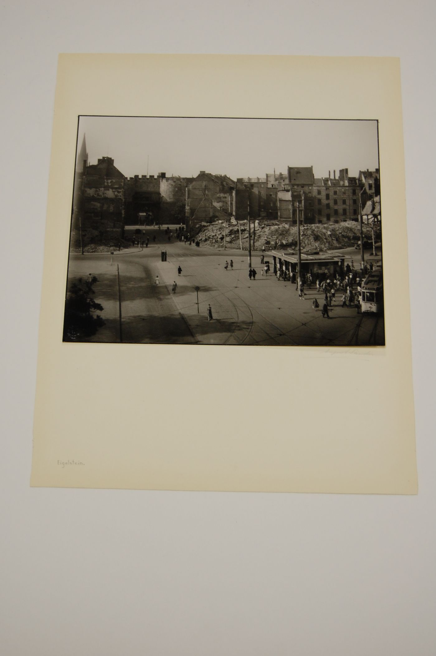 View of Eigelstein with trams, Cologne, Germany