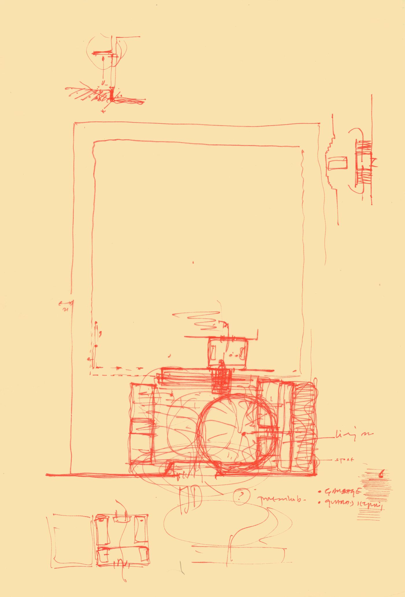 House in Chennai : sketch plan