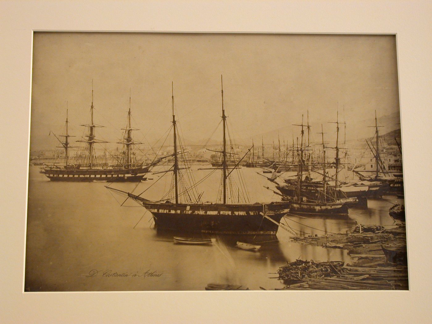 Harbor scene, Greece ?