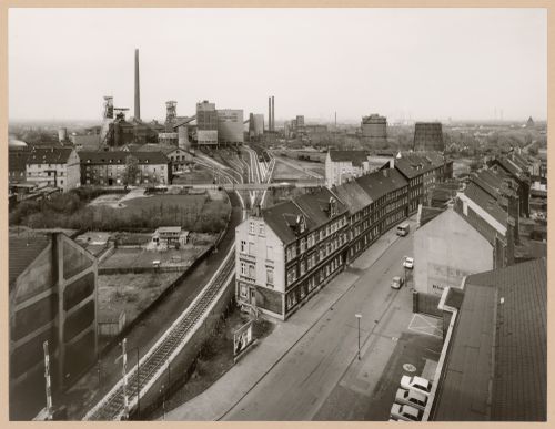 Distant view of Zeche Consolidation mine, Gelsenkirchen, Ruhr, Germany