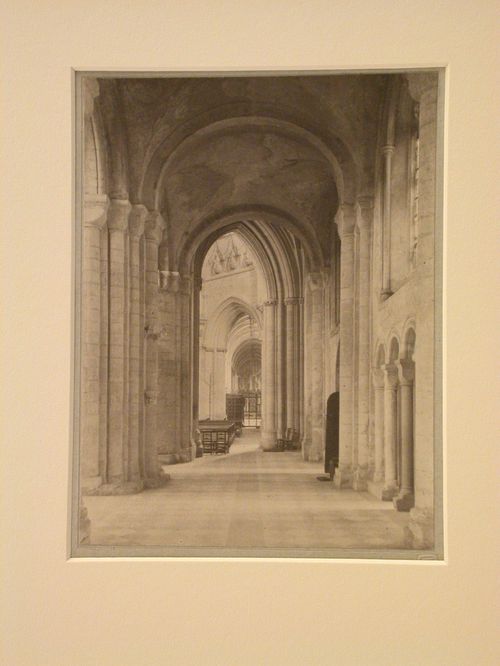 View of nave aisle, Ely Cathedral, Ely, England