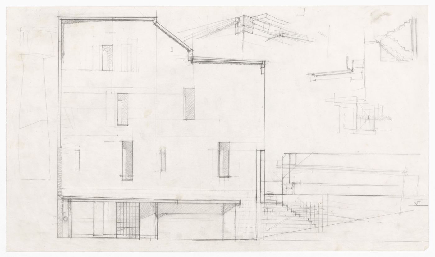 Exterior elevation for Casa Miggiano, Otranto, Italy