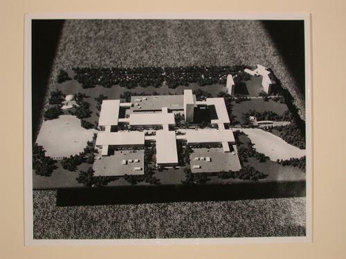 Photograph of a model for a regional shopping area