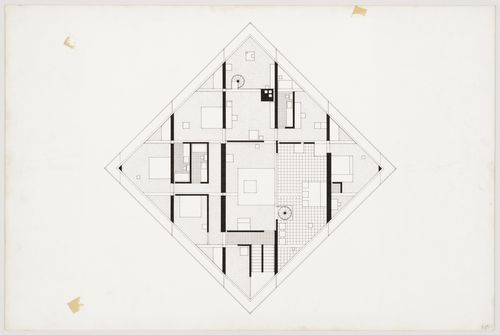 Plan for Diamond House B