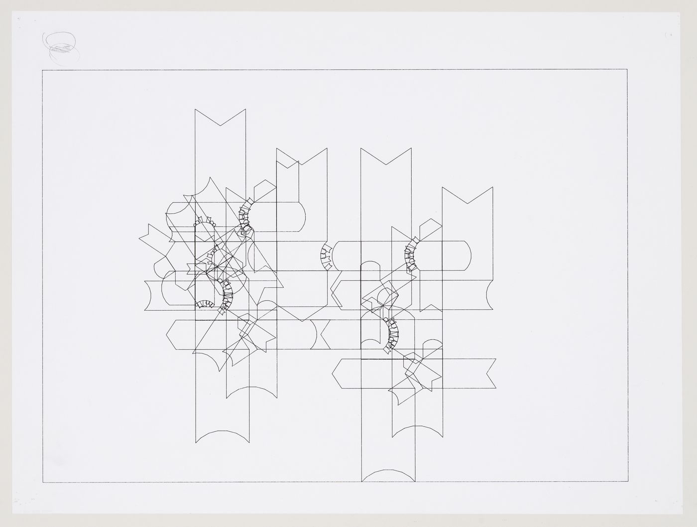 Schematic plan, Biozentrum - Biology Center for the J.W. Goethe University, Frankfurt am Main, Germany