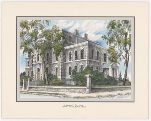 St. Nicholas St. Court House, Carleton Judicial District, Ottawa, from Court Houses in Ontario