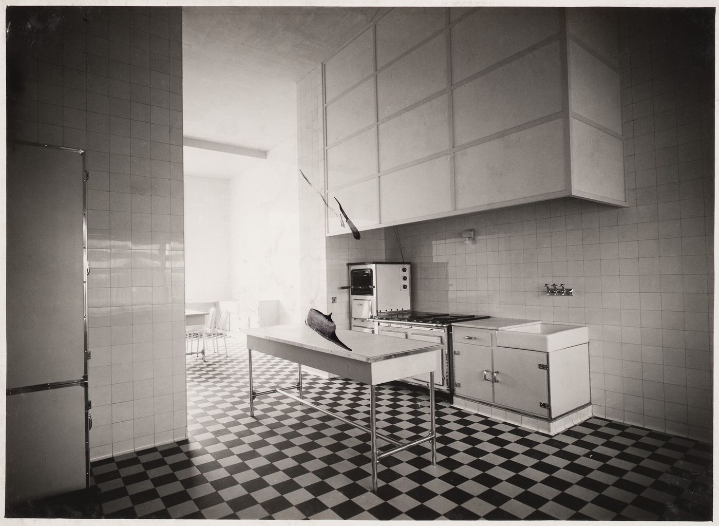 Vue de la cuisine, Villa Cavrois à Croix, France