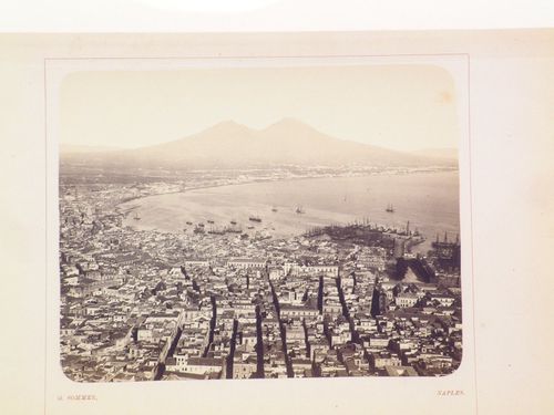 General view of Naples with bay, Italy