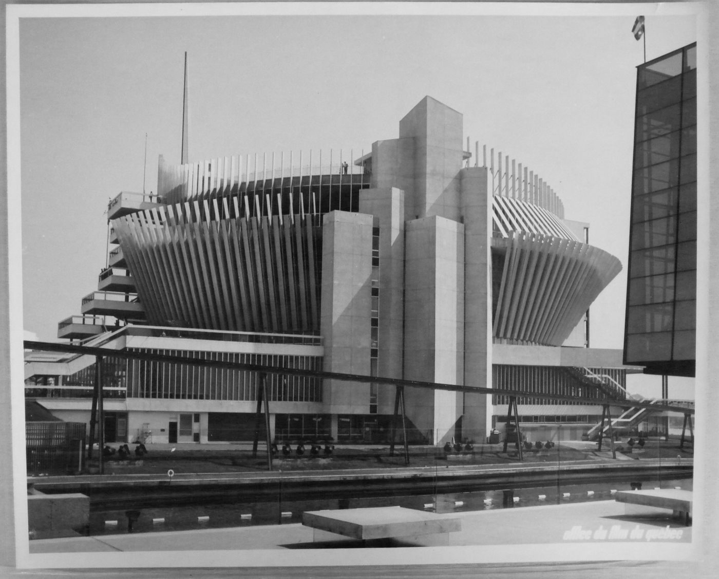 View of the Pavilion of France, Expo 67, Montréal, Québec