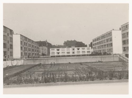 Study of a housing project for a documentary film with the working title 'Frankfurter Siedlungen' [Frankfurt Housing Complexes], Frankfurt am Main, Germany