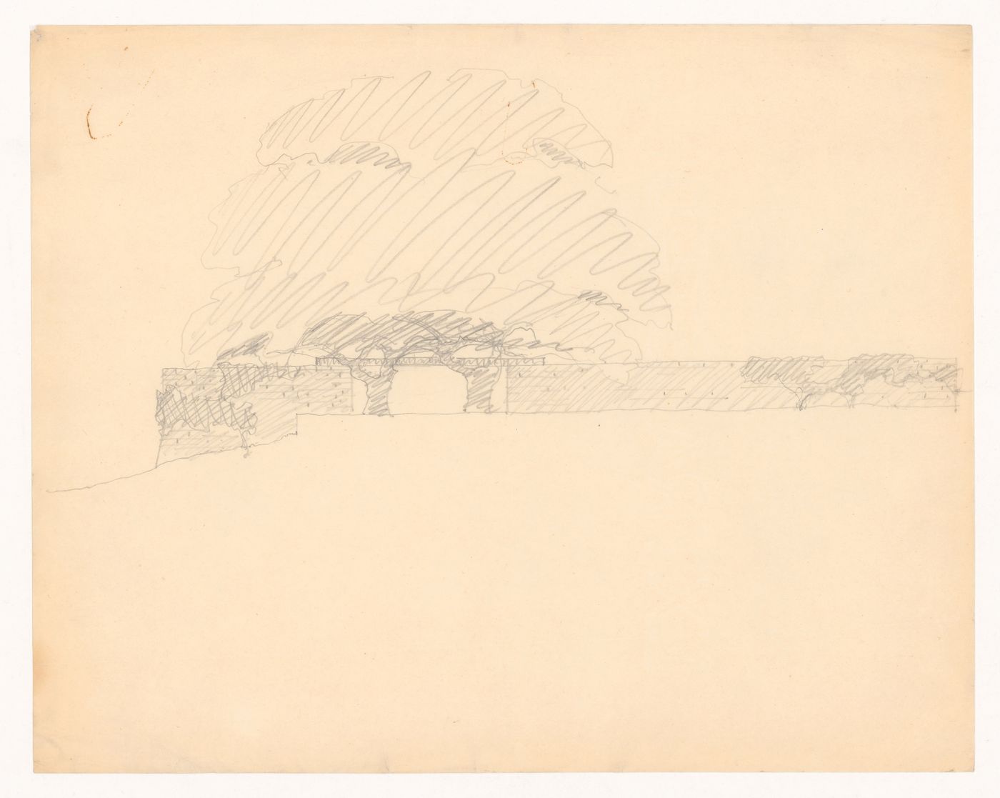 Sketch elevation for Mountain House
