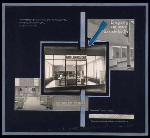 Interior view of the gas passage showing the technician's kitchen