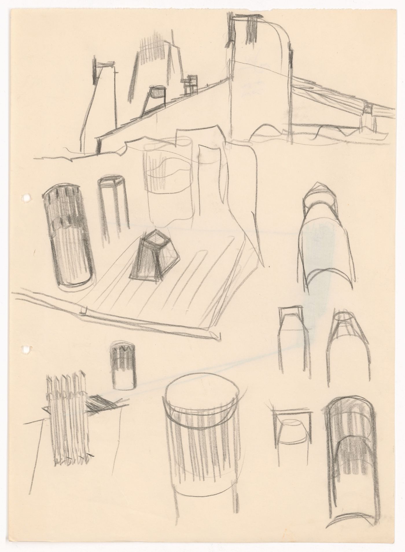 Sketch for Casa de chá, Restaurante da Boa Nova, Leça da Palmeira
