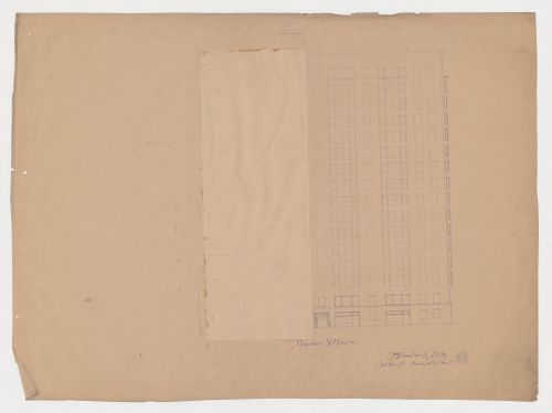 Monadnock Building, Chicago: Dearborn Street elevation