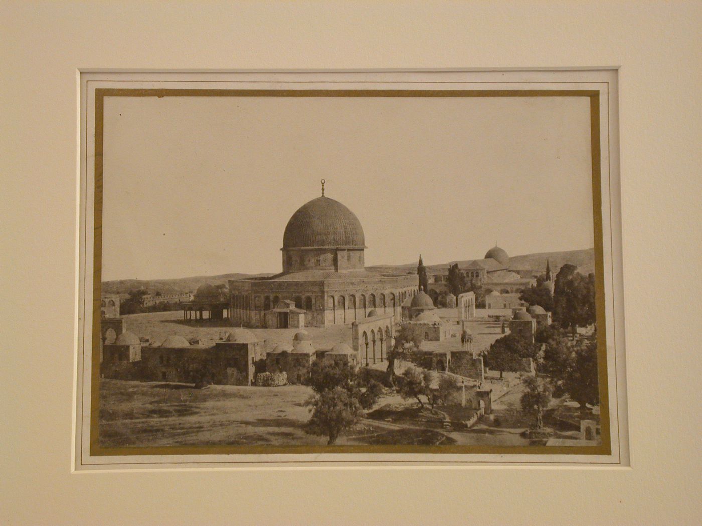 Haram al-Shashrif (Temple mount), with dome of the Rock, Jerusalem, Palestine