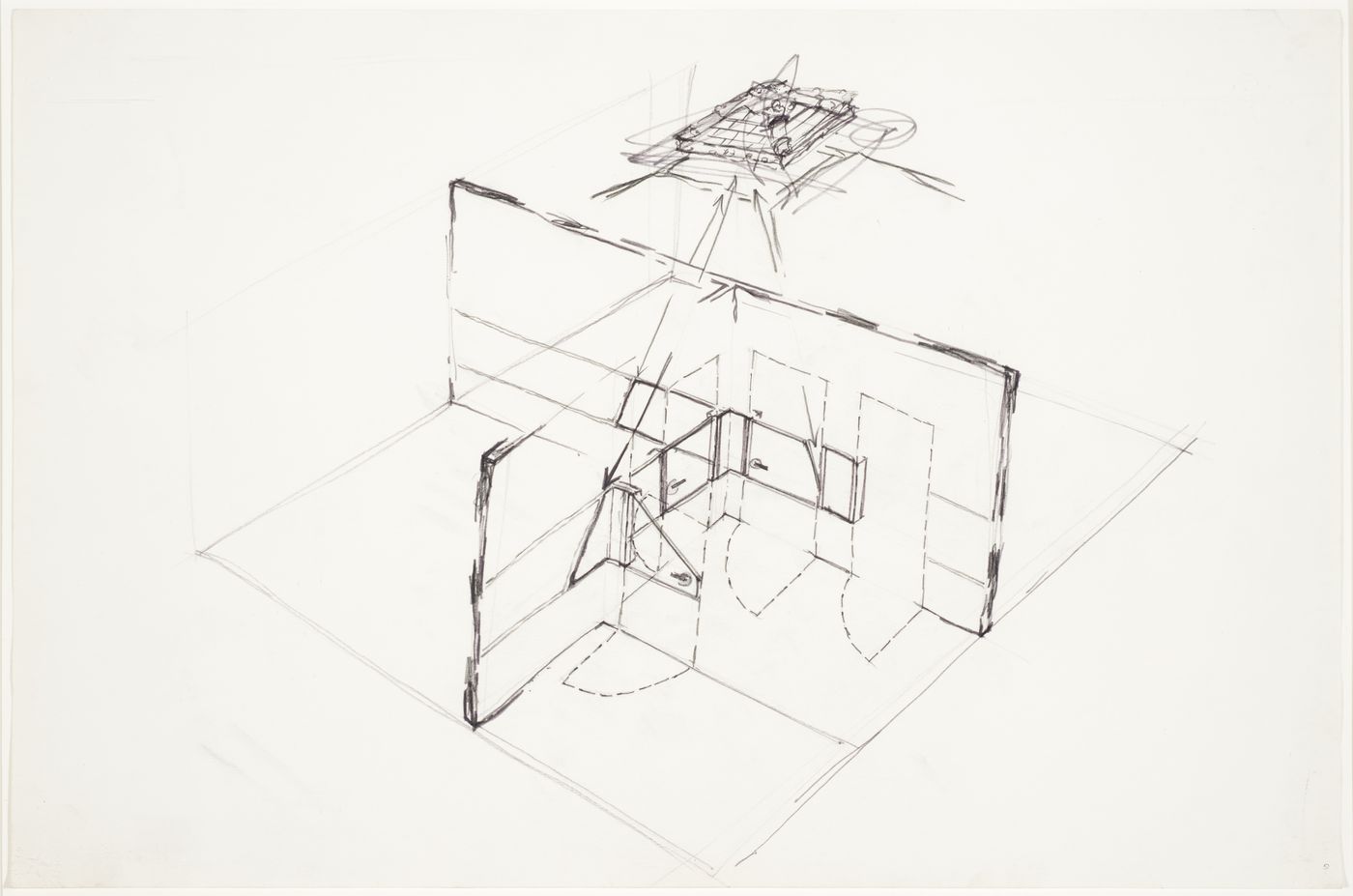 A W-Hole House: Roof Top Atrium and Datum Cut