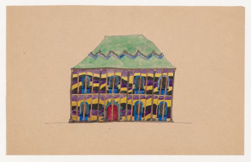 Visionary design for the façade of a dwelling