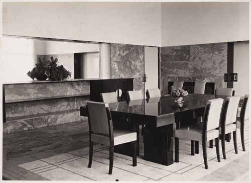 Vue de la salle à manger des parents, Villa Cavrois à Croix, France