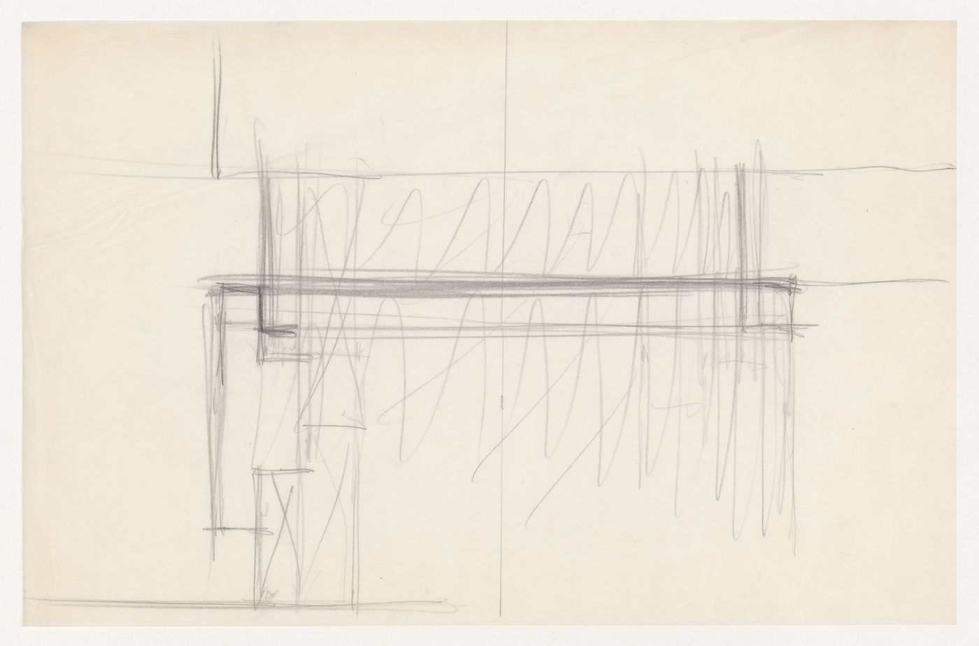 Sketch sectional detail for the Metallurgy Building, Illinois Institute of Technology, Chicago