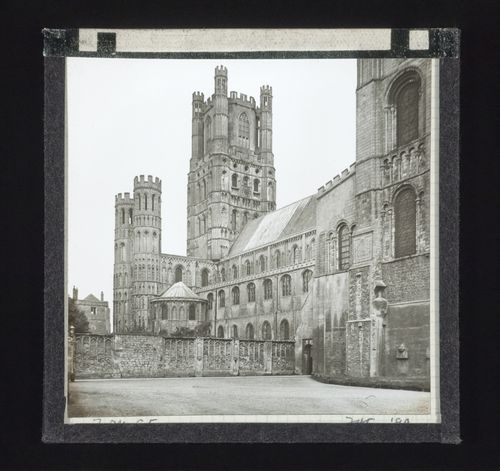 View of unidentified cathedral from southeast