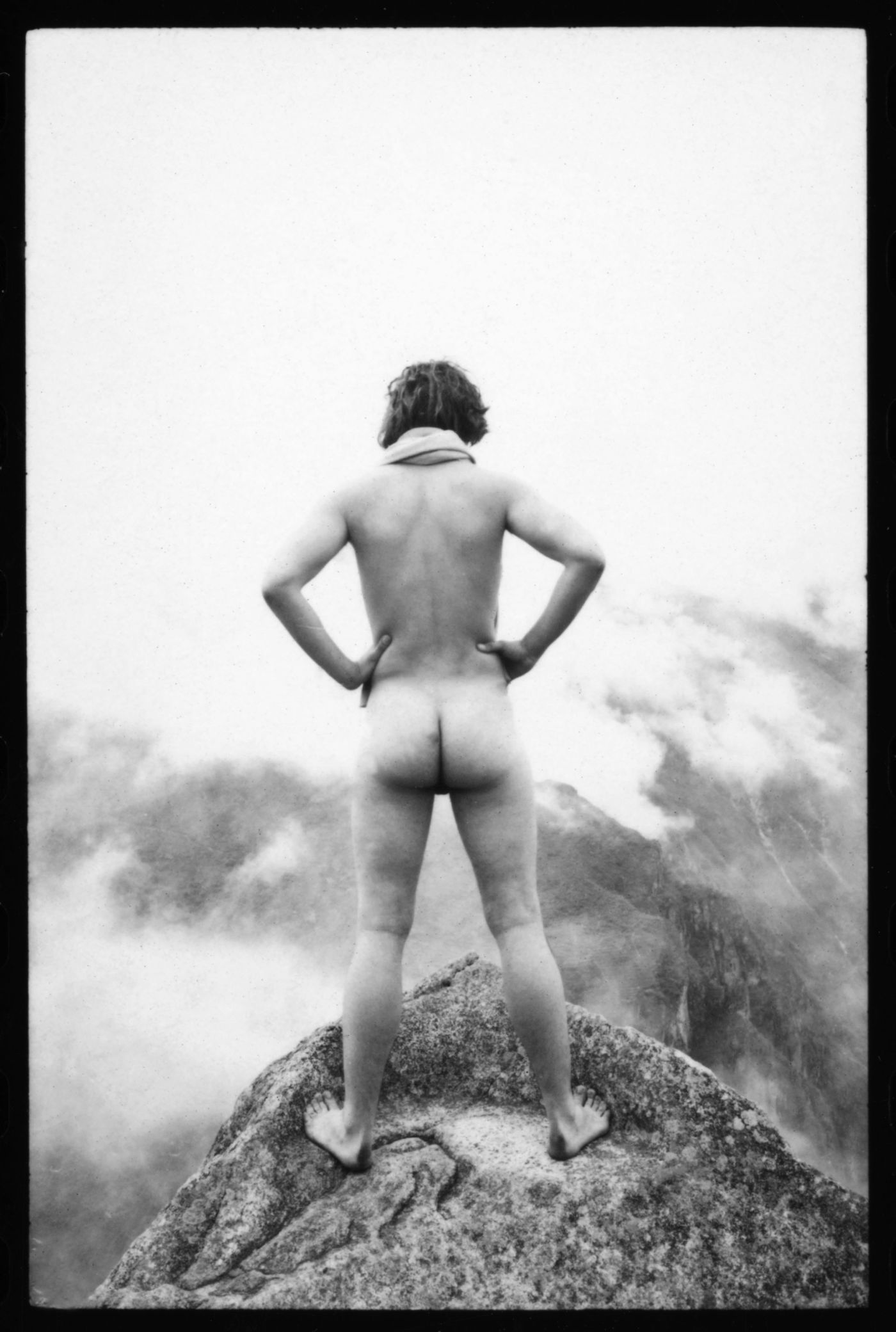 Gordon Matta-Clark in Machu Picchu,  South America