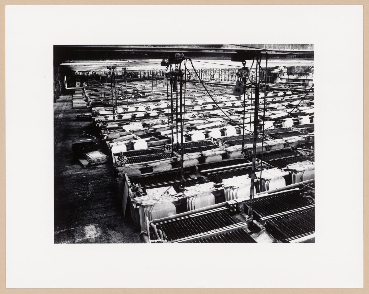 Under demolition, zinc tank room, Trail, British Columbia, from the series The Forms of Canadian Industrial Architecture