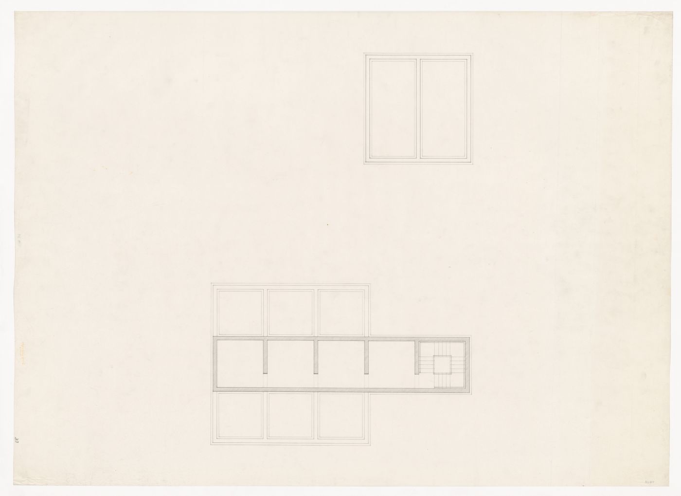 Plan and elevation for Texas House 6