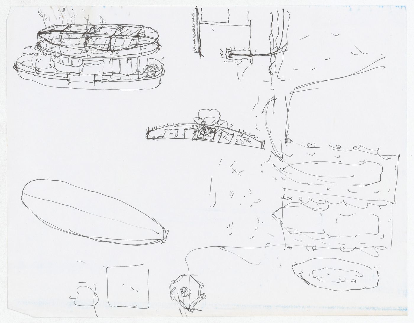 Sketch for the exhibition on James Wines at the Venice Biennale