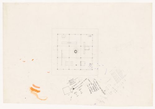 Plan with notes for Texas House 5