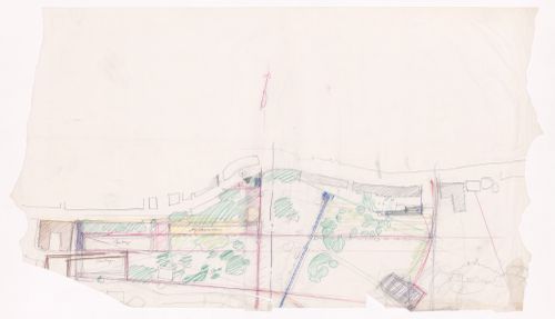 Sketch plan for Parque Urbano, Salemi, Italy