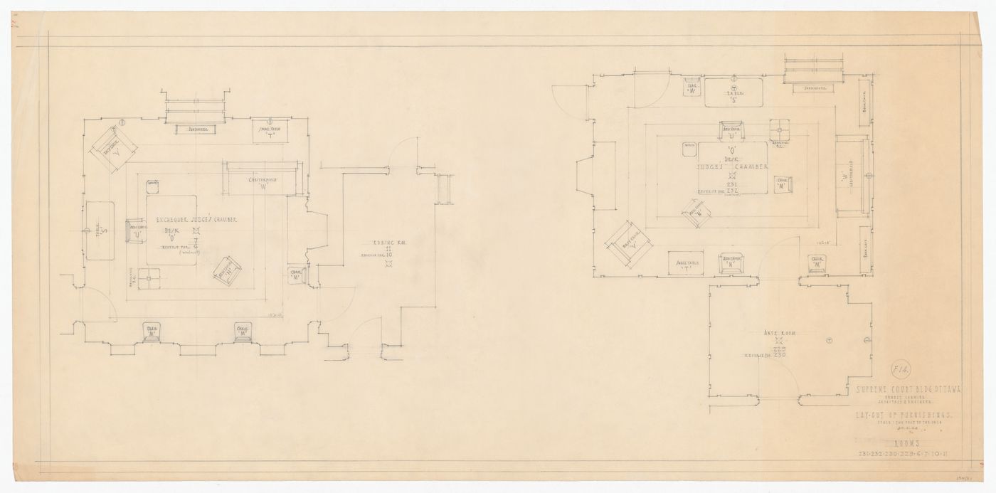 Plan pour Cour suprême du Canada, Ottawa, Ontario