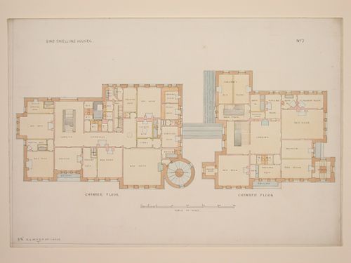 'Two Dwelling Houses' - chamber floorplan
