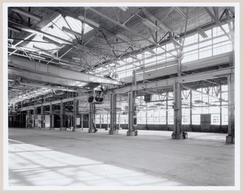 Interior view of the main floor of the Canadian Switch & Spring Company Building, Montréal, Québec