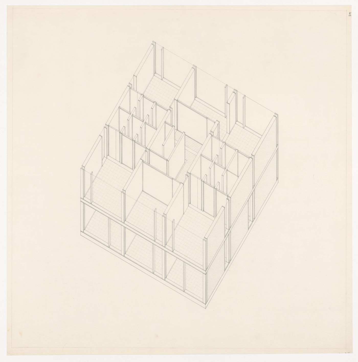 Axonometric for Texas House 4