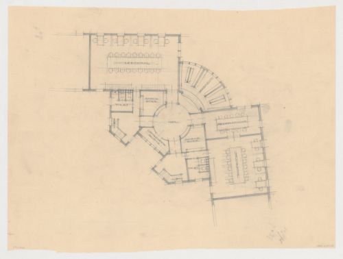 Plan for a city hall for the reconstruction of the Hofplein (city centre), Rotterdam, Netherlands