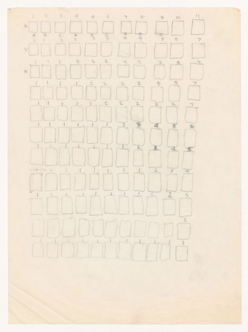 Sketch for House VI, Cornwall, Connecticut