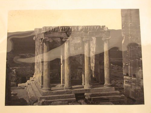View of the temple of Athena Nike, Athens, Greece