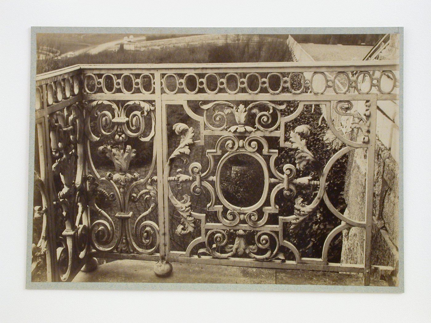 Close-up of French ironwork