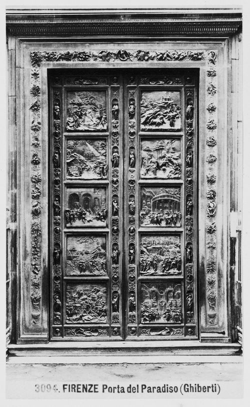 Plate from album ''Accordion-Fold Views of Florence, Italy''