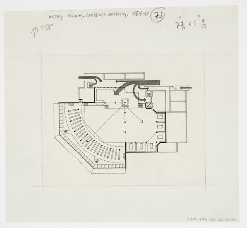 History Faculty Building, University of Cambridge, Cambridge, England: plan