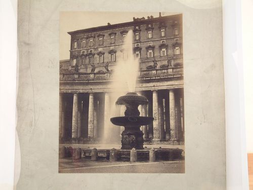 Fountain of the Vatican; Piazza of St.Peter's 212.